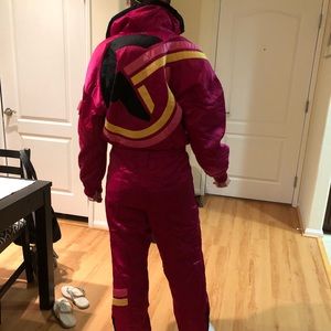 Vintage retro Tyrolia one-piece ski / snow suit